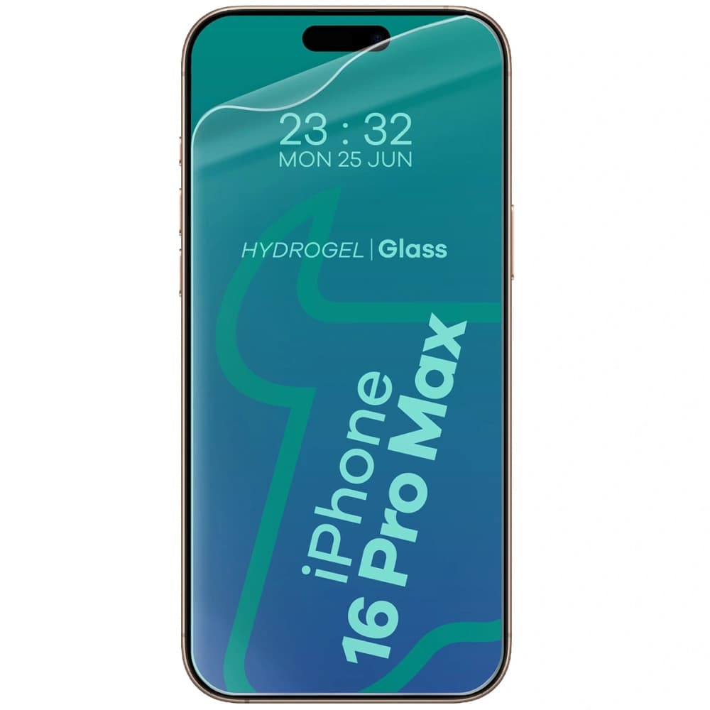 Folia hydrogelová na ekran Bizon Glass Hydrogel Front do Apple iPhone 16 Pro Max [2 PACK] - 3