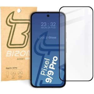Bizon Glass Edge 2 Google Pixel 9 / 9 Pro schwarz