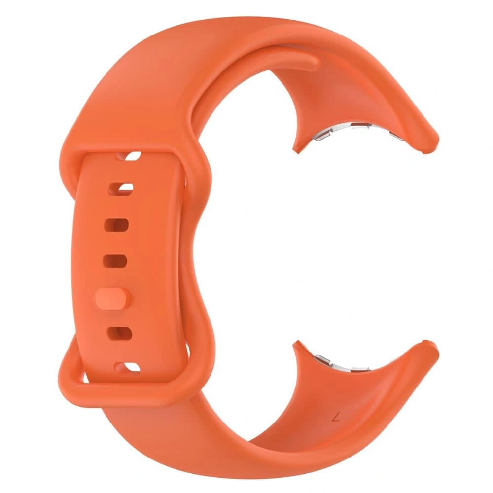 Bizon Strap Watch Silicone Google Pixel Watch 4 / 3 / 2 / 1 41mm orange - 3