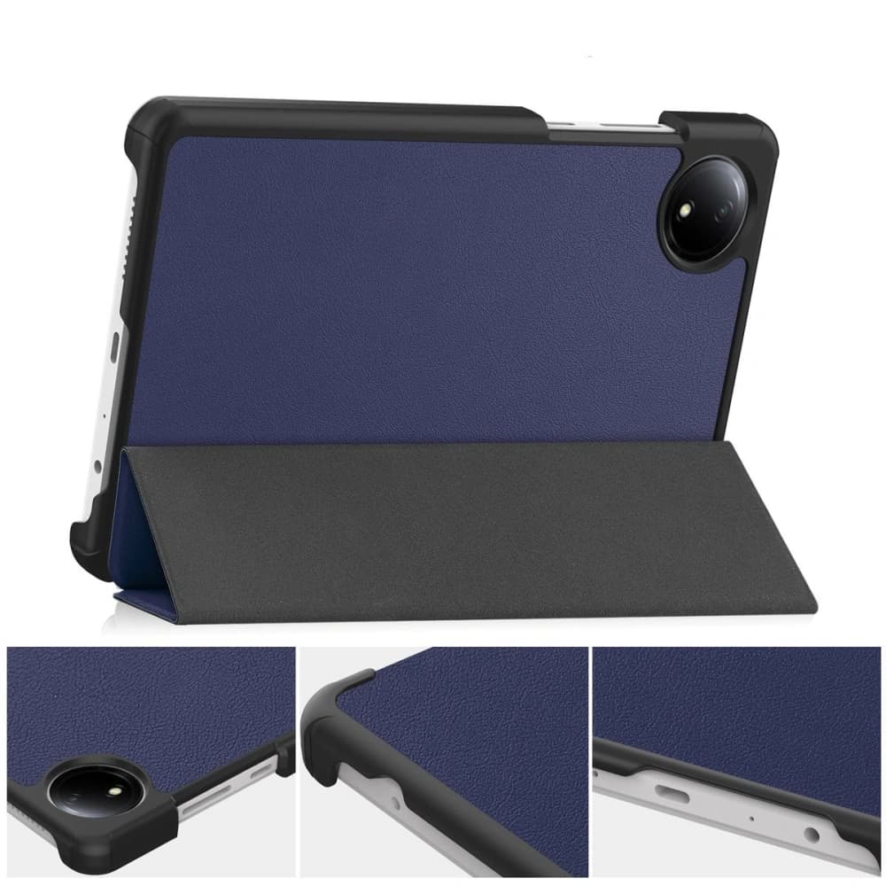 Bizon Case Tab Croc Xiaomi Redmi Pad SE 8.7 albastru închis - 4