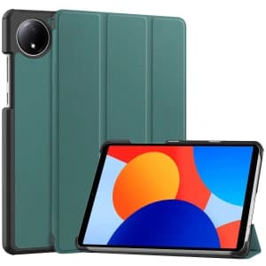 Bizon Case Tab Croc Xiaomi Redmi Pad SE 8.7 dunkelgrün