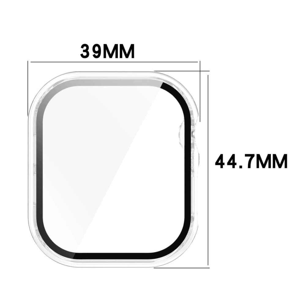 Etui ze szkłem do zegarka Bizon Case+Glass Watch do Apple Watch 10 / 11 42mm przeźroczyste - 2