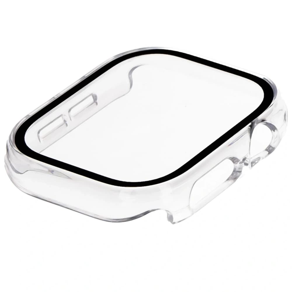 Etui ze szkłem do zegarka Bizon Case+Glass Watch do Apple Watch 10 / 11 42mm przeźroczyste - 6