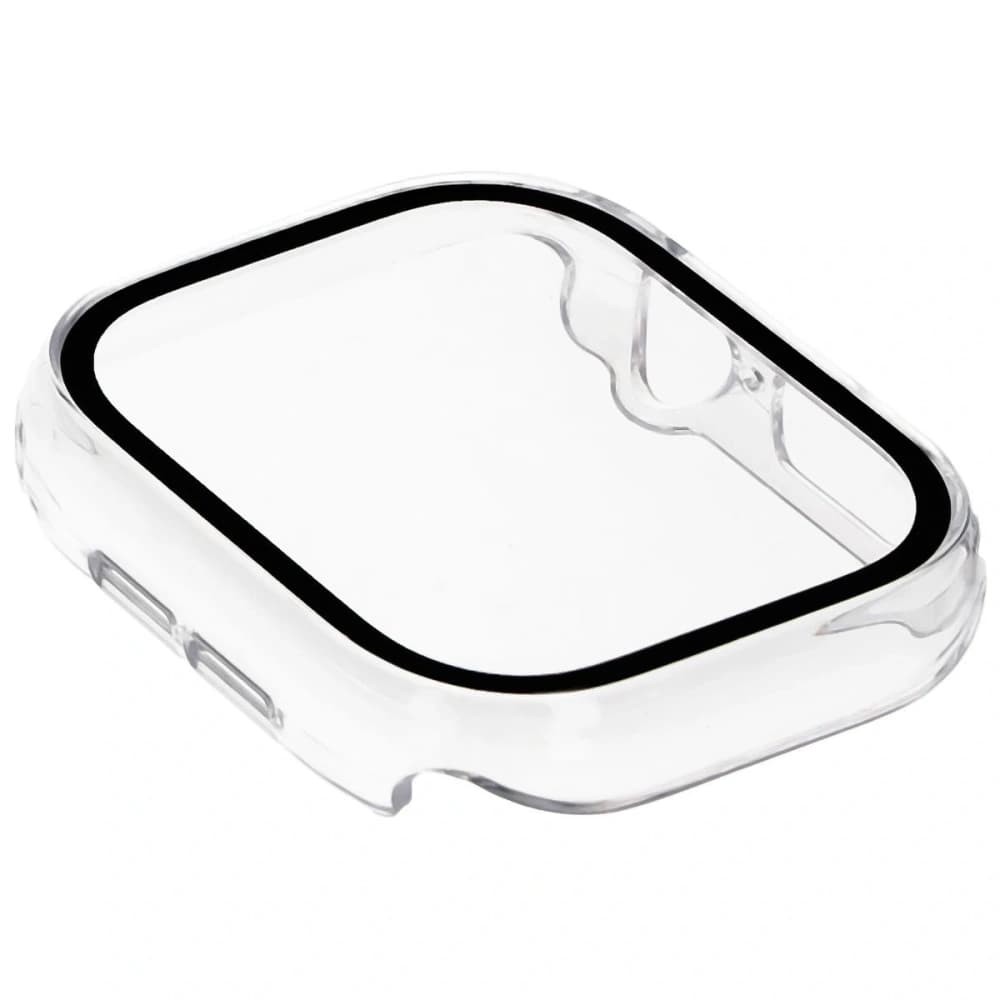 Etui ze szkłem do zegarka Bizon Case+Glass Watch do Apple Watch 10 / 11 42mm przeźroczyste - 7