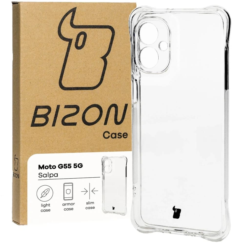 Bizon Case Salpa Motorola Moto G55 5G átlátszó - 1