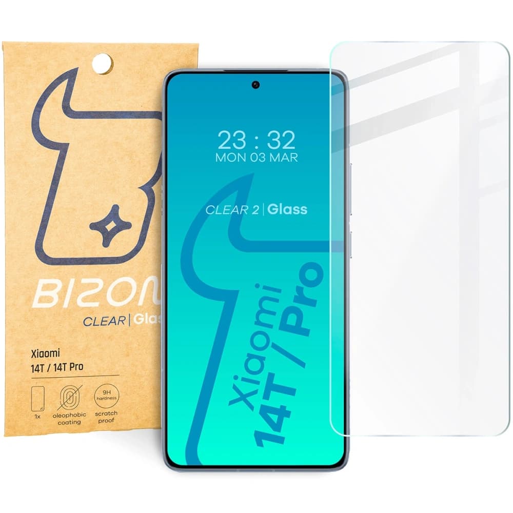 Bizon Glas Klar 2 Xiaomi 14T/14T Pro - 1