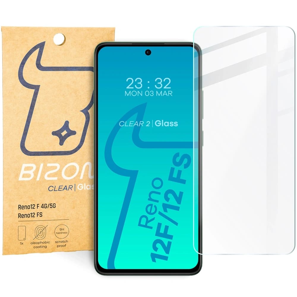 Bizon Glass Clear 2 Oppo Reno12 F 4G/5G/12 FS - 1