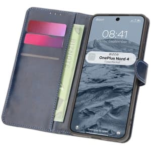 Etui z klapką Bizon Case Pocket do OnePlus Nord 4 granatowe