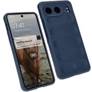 Pancerne etui Bizon Case Tur do OnePlus Nord 4 granatowe
