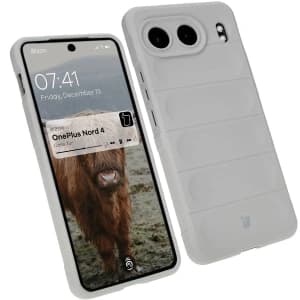 Pancerne etui Bizon Case Tur do OnePlus Nord 4 jasnoszare