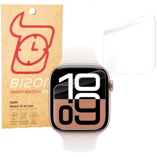 Bizon Üveg Óra Hydrogel Apple Óra 10 42mm [2 PACK]