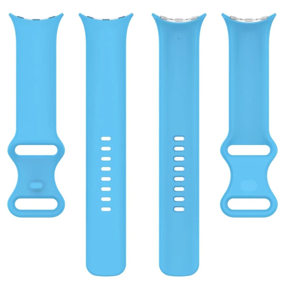 Bizon Armband Uhr Silikon Google Pixel Uhr 3 (45mm) blau - 4