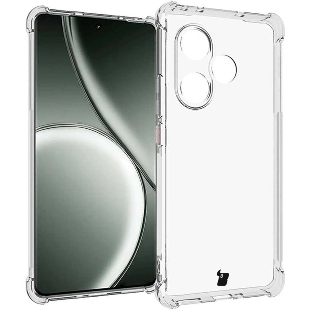 Bizon Case Clear Pack flexibles Gehäuse + 2x Bildschirmfolie Realme GT 6/GT 6T klar - 3