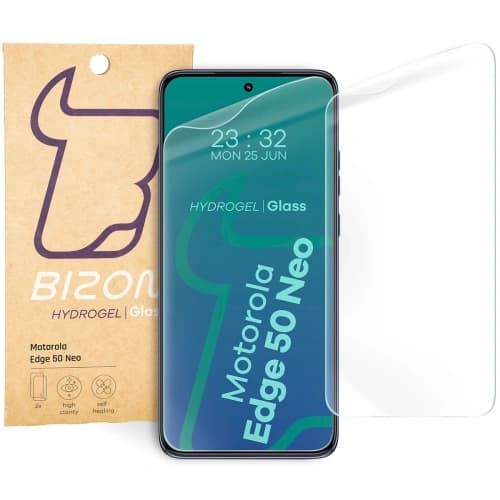 Bizon Glass Hydrogel Előlap Motorola Edge 50 Neo [2 PACK]