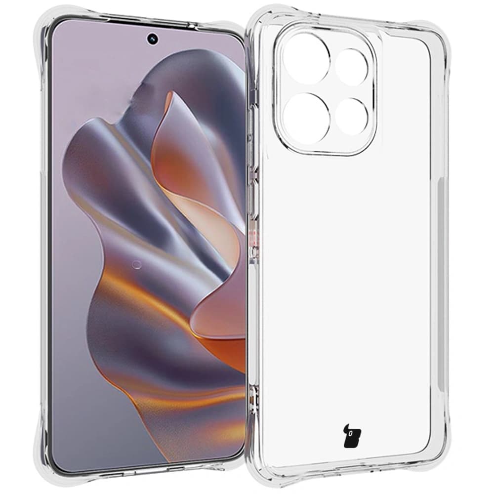 Elastyczne etui Bizon Case Salpa do Motorola Edge 50 Neo przezroczyste - 3