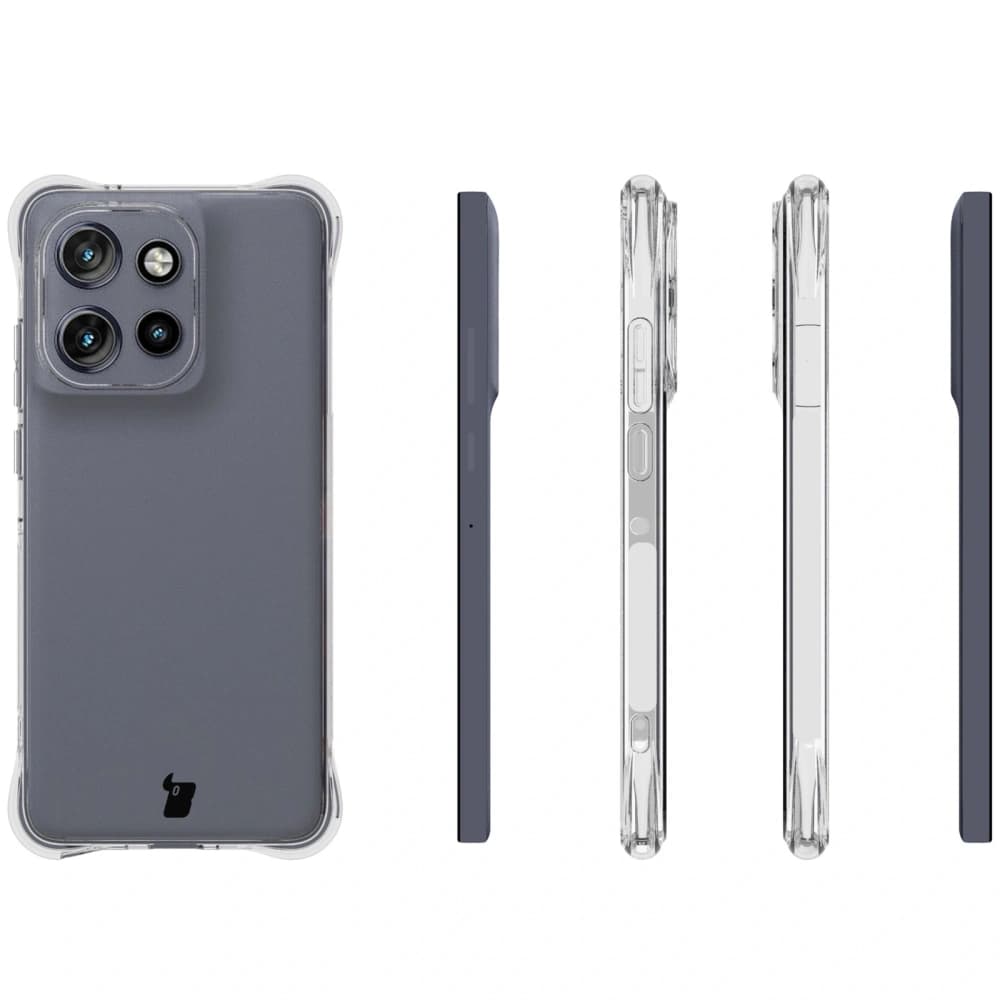 Elastyczne etui Bizon Case Salpa do Motorola Edge 50 Neo przezroczyste - 4