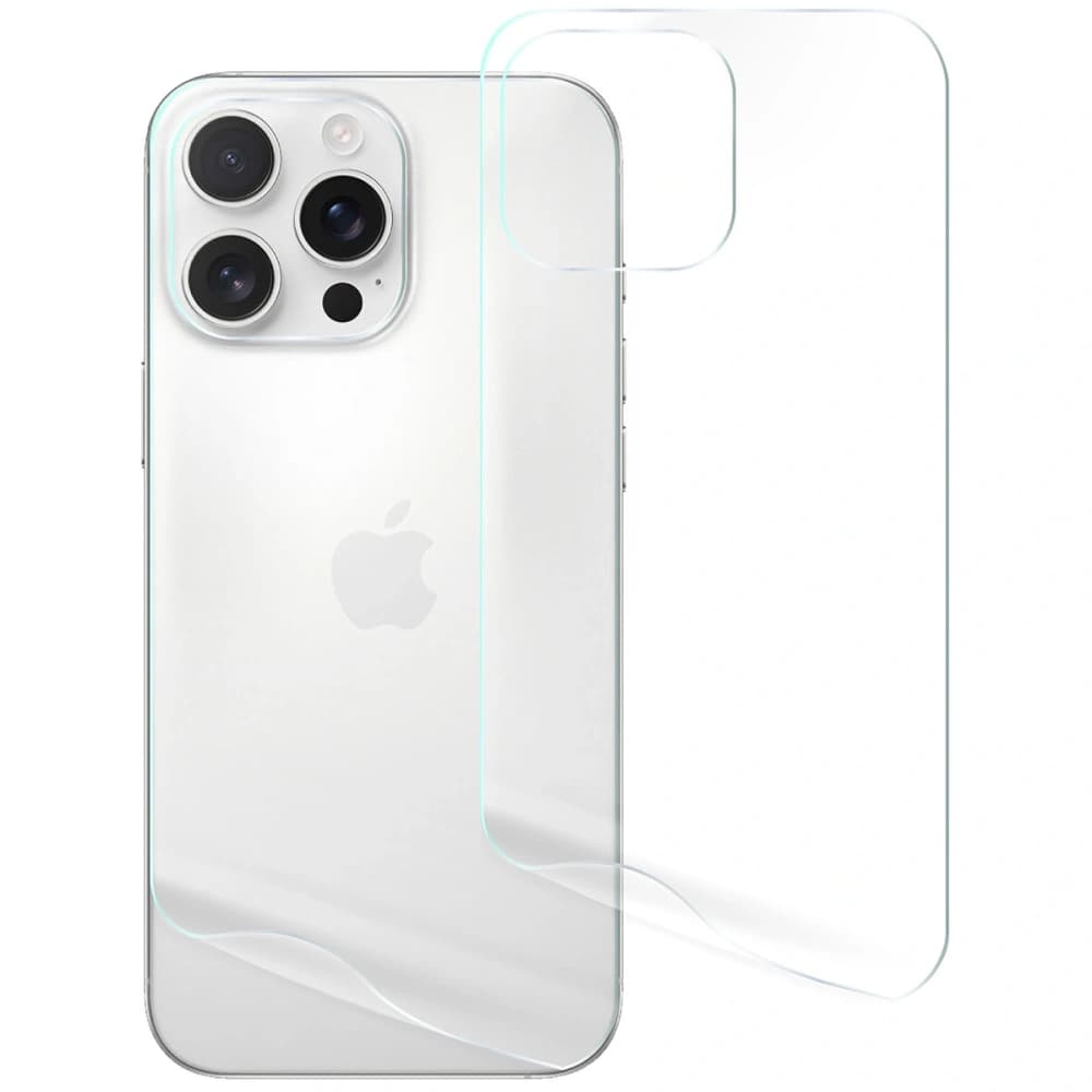 Fólie hydrogelová na zadní stranu Bizon Glass Hydrogel pro Apple iPhone 16 Pro Max [2 PACK] - 3