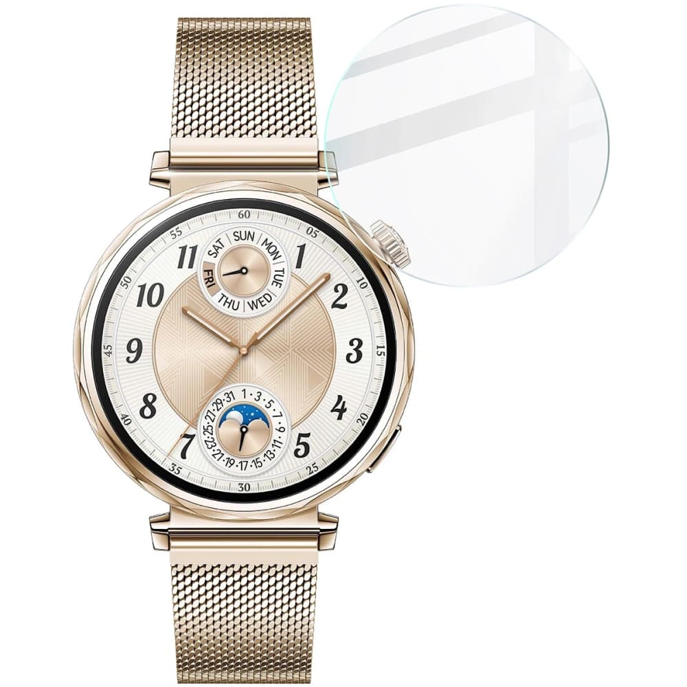 Bizon Glas Uhr Klar Huawei Uhr GT 5 41 mm - 5