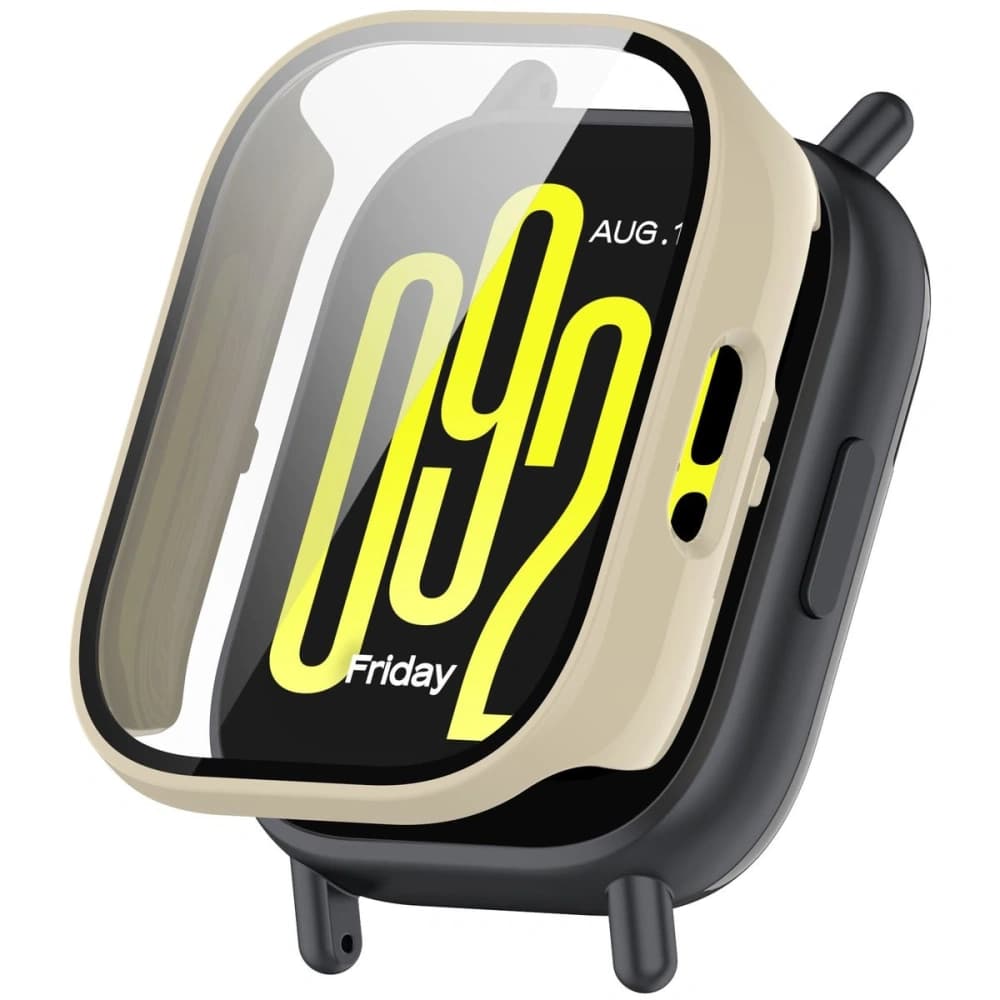 Bizon Case+Glass Watch Xiaomi Redmi Watch 5 Lite beige - 4