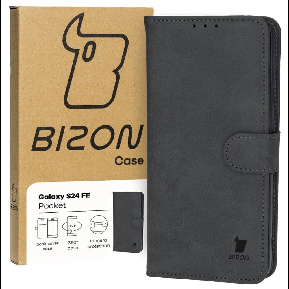 Bizon Case Pocket Samsung Galaxy S24 FE black - 2