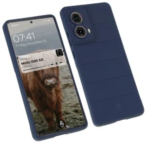 Bizon Case Tur Motorola Moto G85 5G navy blue
