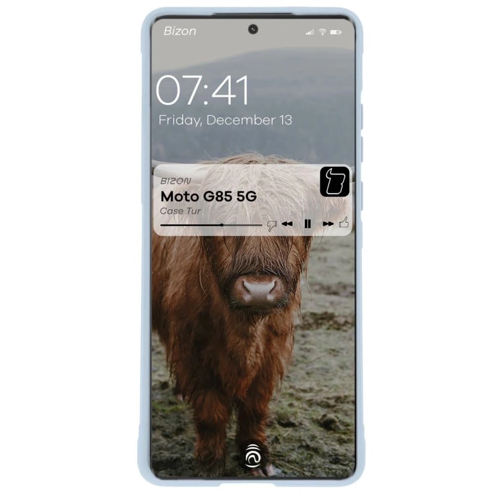 Bizon Case Tur Motorola Moto G85 5G light blue - 5