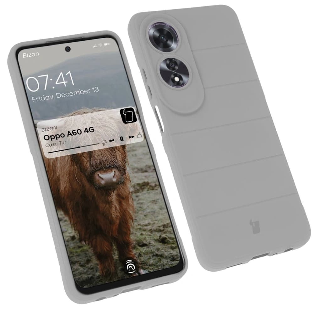 Bizon Case Tur Oppo A60 4G light grey - 1