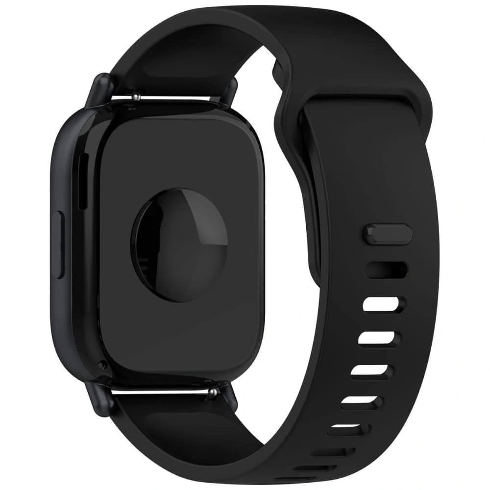 Silikonový pásek Bizon Strap Watch Silicone do Xiaomi Redmi Watch 5 Lite / 5 Active černý - 4