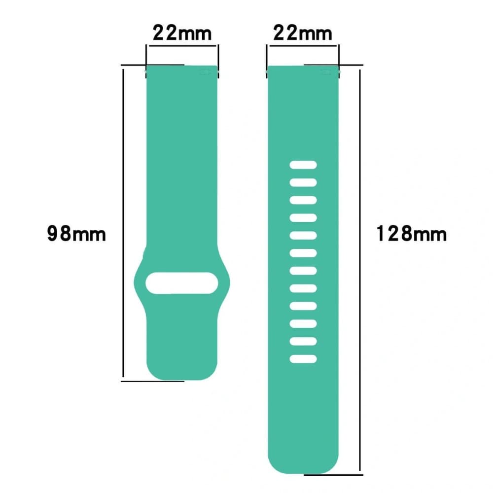 Bizon Strap Watch Silicone Xiaomi Redmi Watch 5 Lite / 5 Active mint - 2