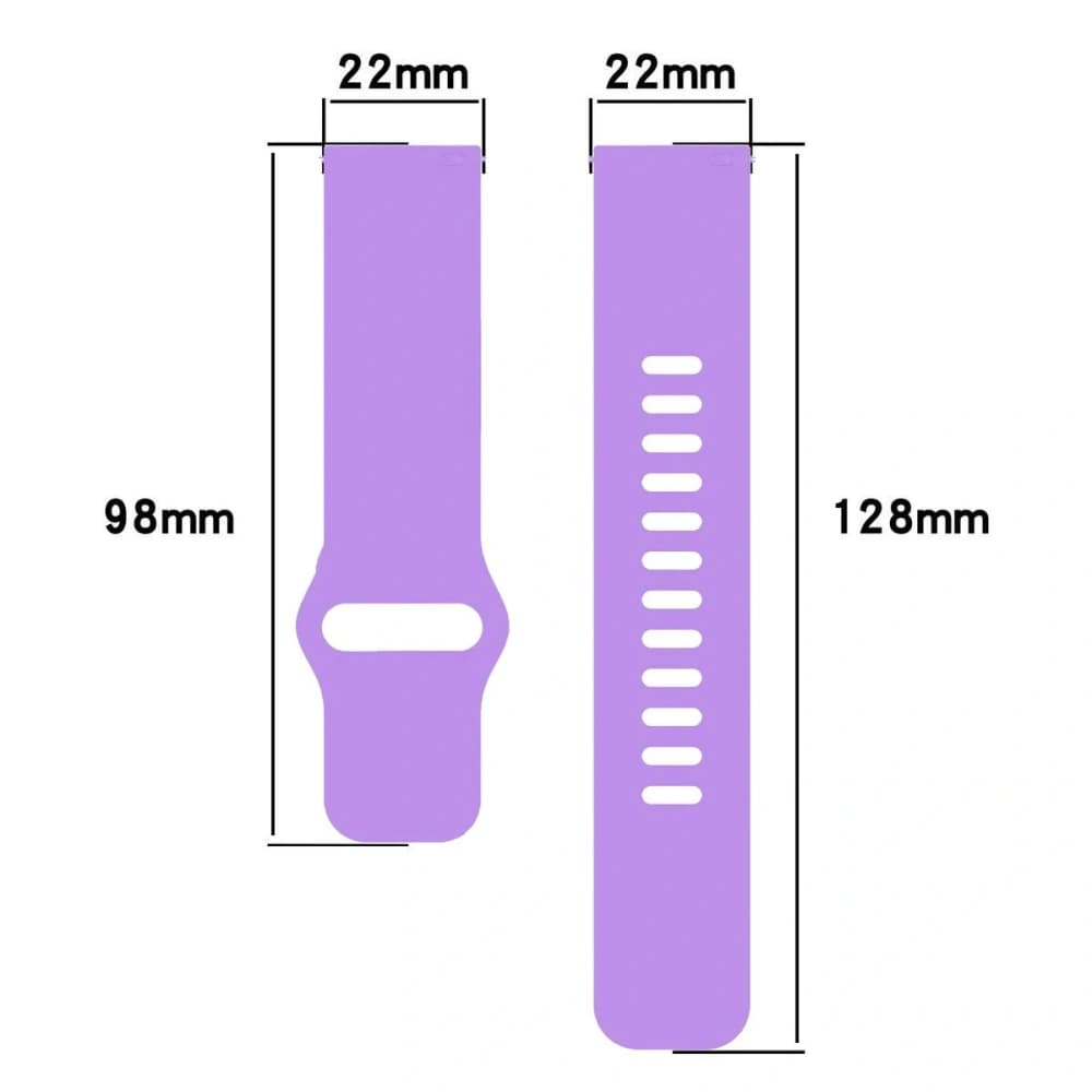 Bizon Strap Watch Silicone Xiaomi Redmi Watch 5 Lite / 5 Active purple - 2