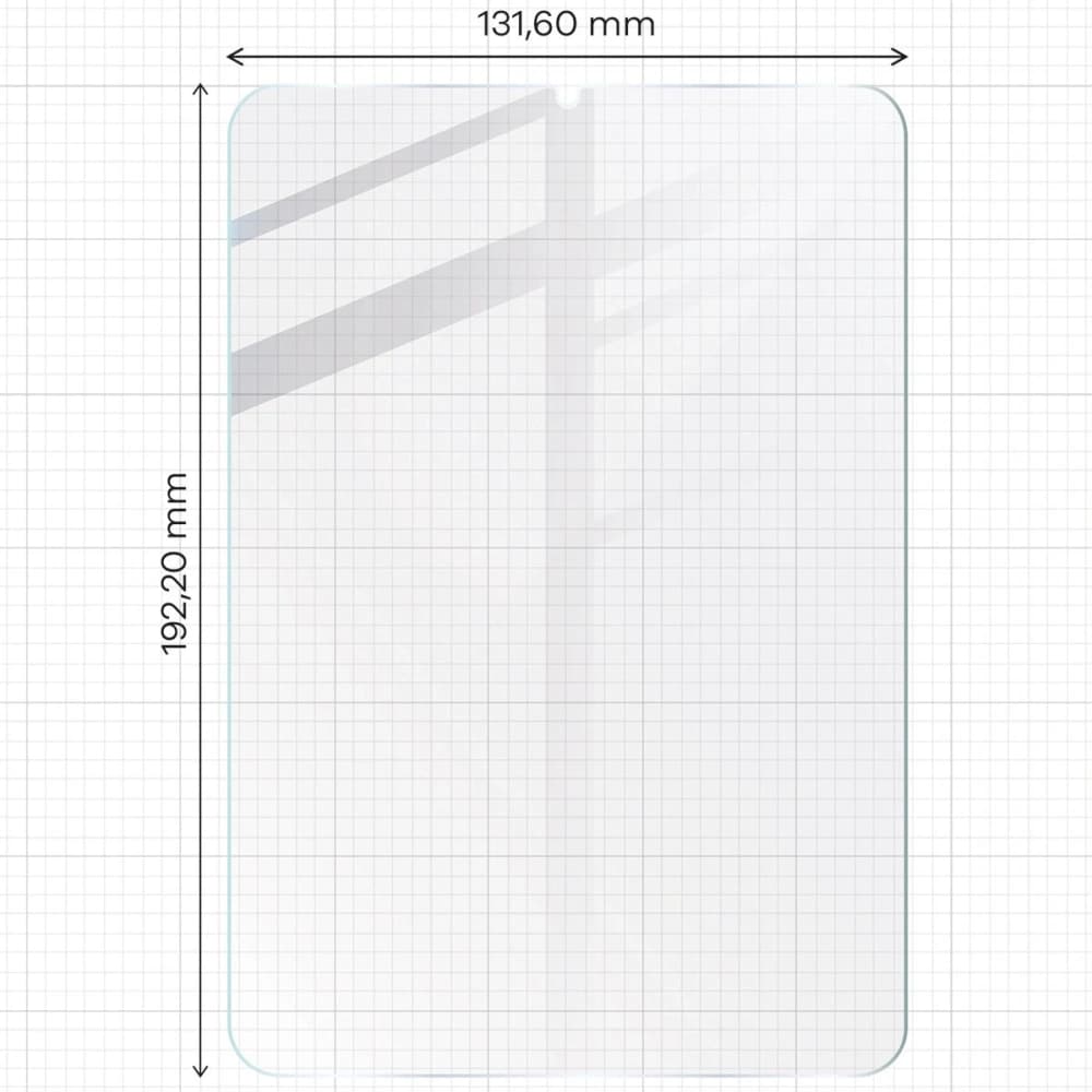 Szkło hartowane do tabletu Bizon Glass Tab Clear do iPad Mini 7 gen. 2024 / iPad Mini 6 gen. 2021 [2 PACK] - 2