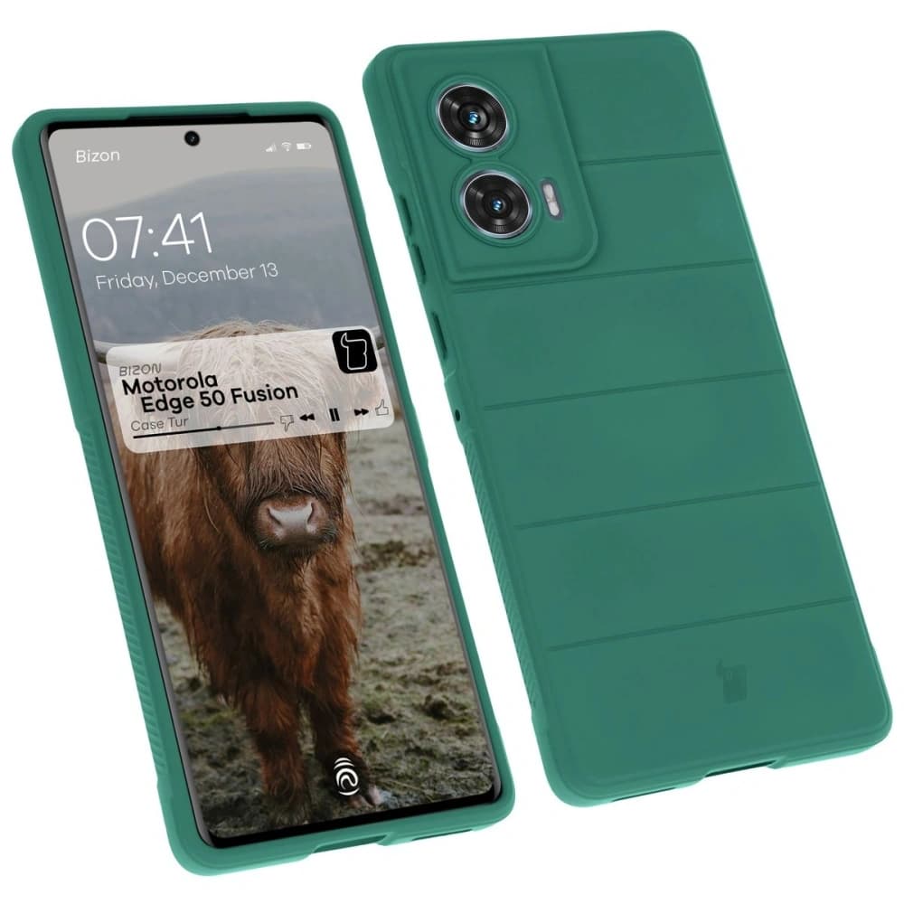 Bizon Case Tur Motorola Edge 50 Fusion dark green - 1