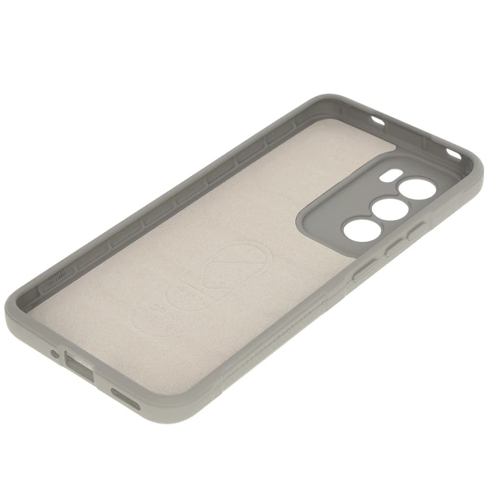 Bizon Case für Oppo Reno 12 in hellgrau - 4