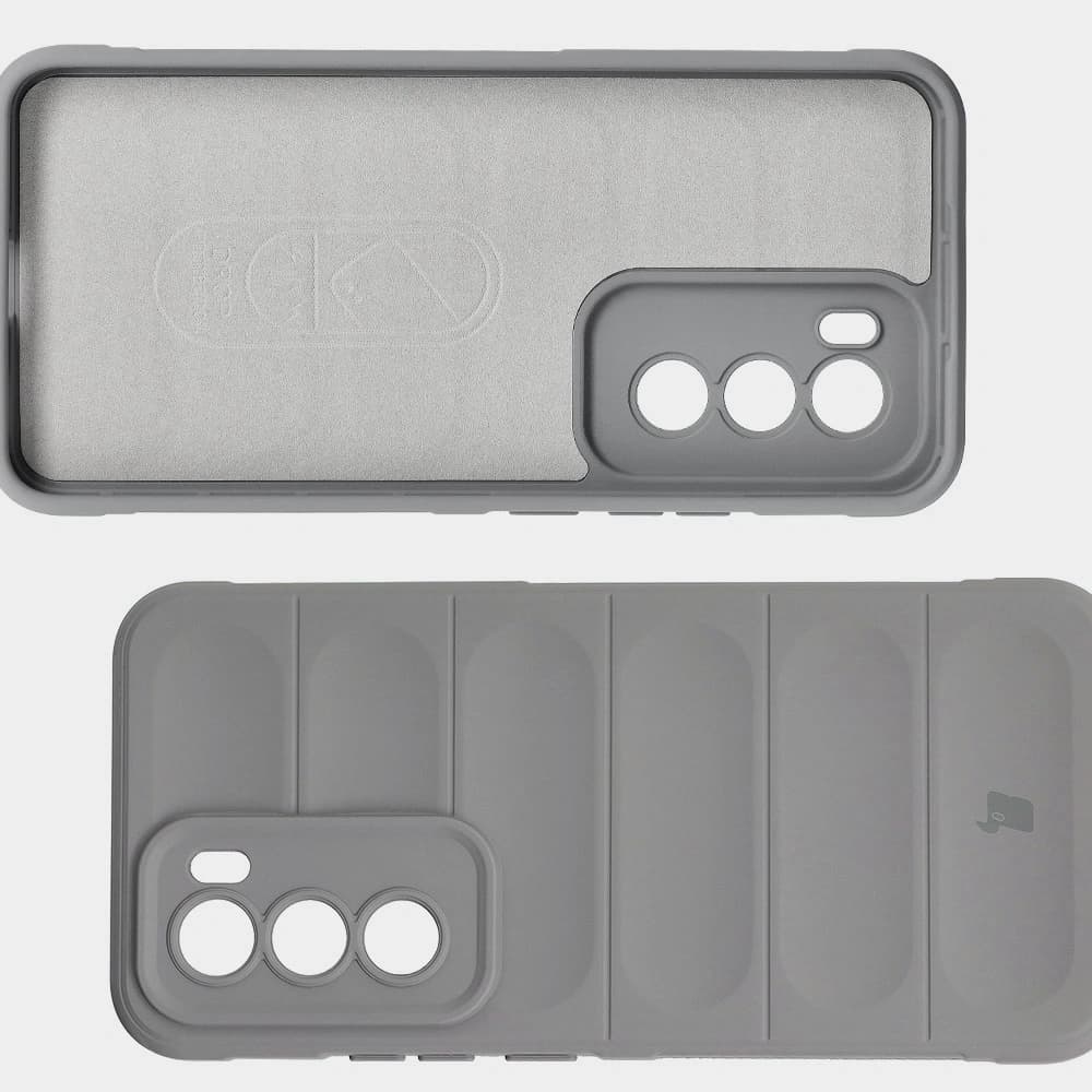 Bizon Case für Oppo Reno 12 in hellgrau - 6