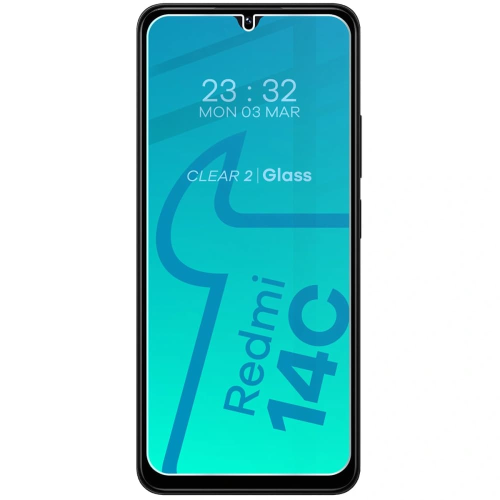 Bizon Case Clear Pack case + 2x screen glass Redmi 14C 4G clear - 8