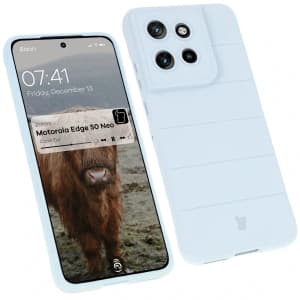 Bizon Hülle für Motorola Edge 50 Neo hellblau