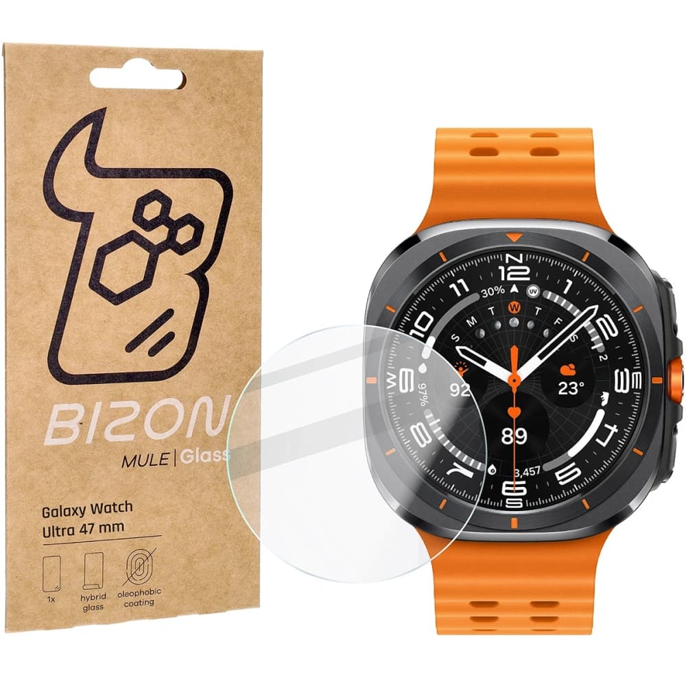 Bizon Glass Watch Mule Samsung Galaxy Watch Ultra 47 mm - 1