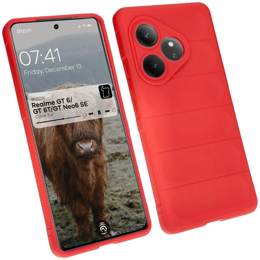 Bizon Case Tur Realme GT 6 / GT 6T / GT Neo6 SE rot - 1
