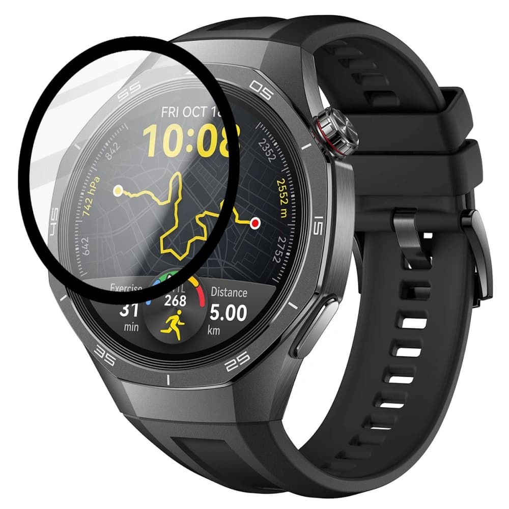 Bizon Glas Uhr Edge Hybrid Huawei Uhr GT 5 Pro 46 mm schwarz - 3