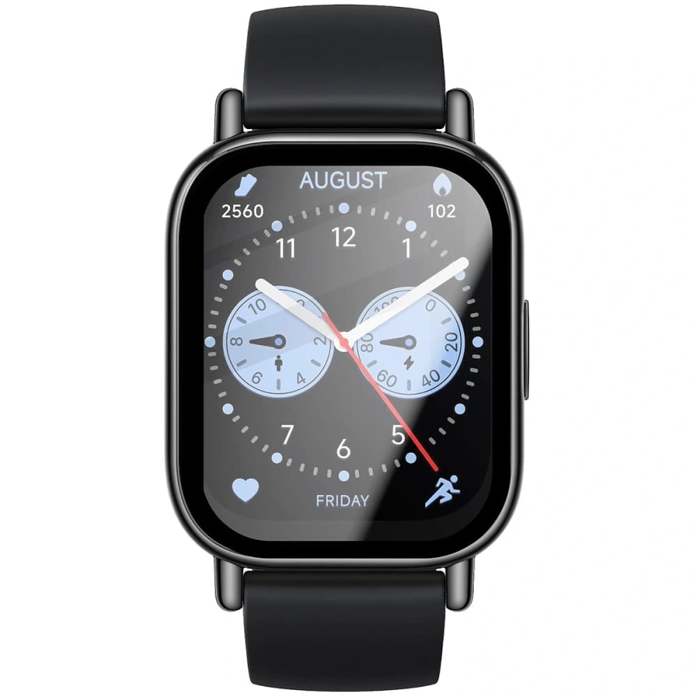 Szkło hybrydowe Bizon Glass Watch Edge Hybrid do Xiaomi Redmi Watch 5 Lite czarne - 2