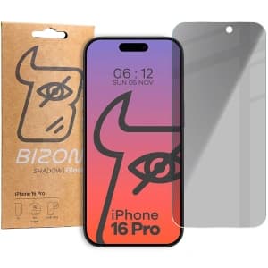 Bizon Glas Klarer Schatten Apple iPhone 16 Pro getönt