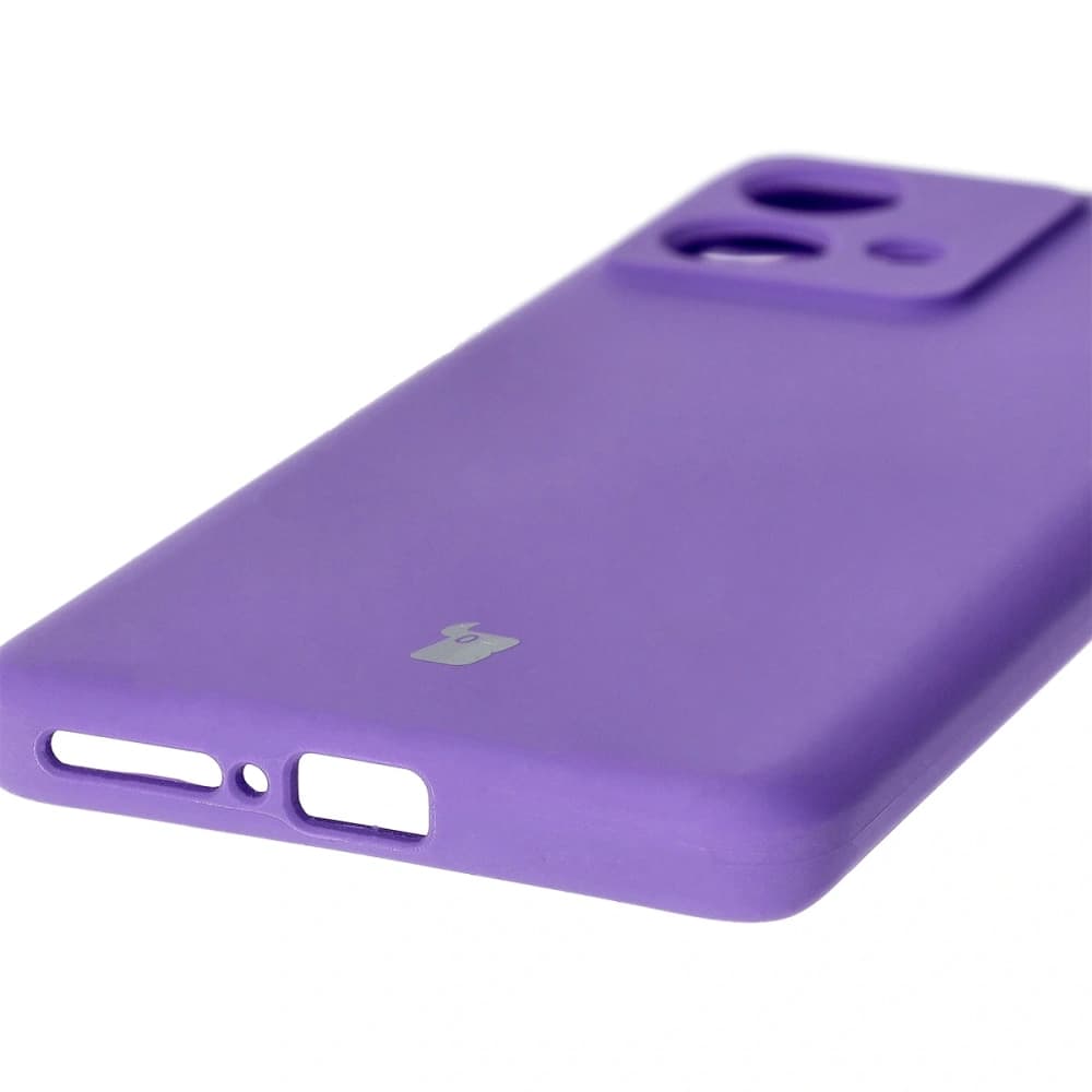 Silikonowe etui Bizon Soft Case do Motorola Edge 40 Neo głęboki fiolet - 3