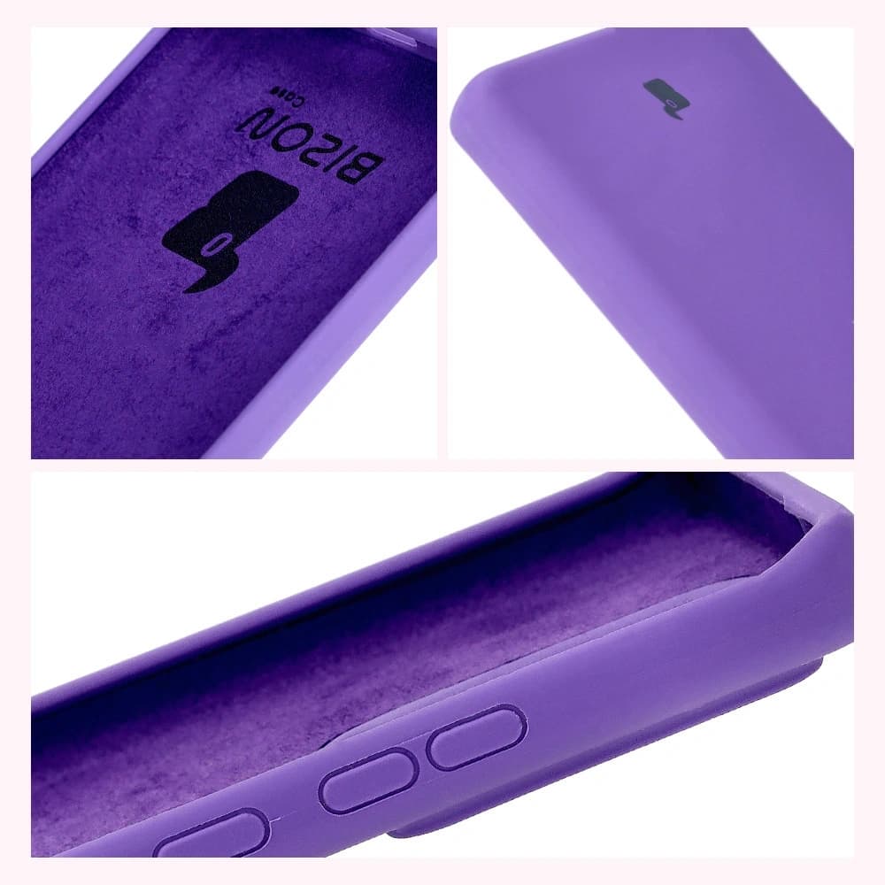 Silikonowe etui Bizon Soft Case do Motorola Edge 40 Neo głęboki fiolet - 6
