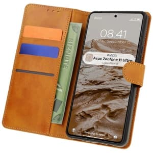 Bizon Case Pocket Asus Zenfone 11 Ultra braun