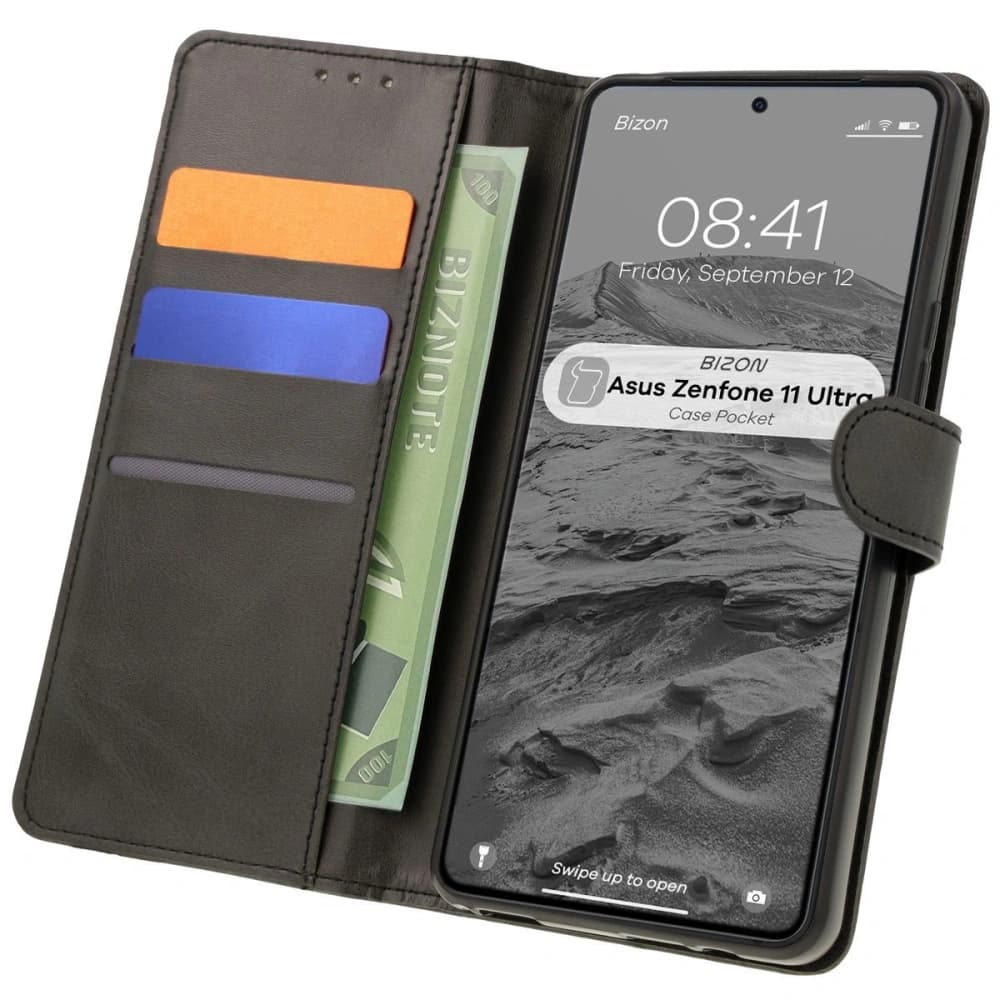 Bizon Case Pocket Asus Zenfone 11 Ultra black - 1