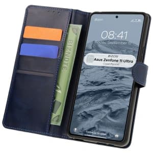 Bizon Case Pocket Asus Zenfone 11 Ultra marineblau