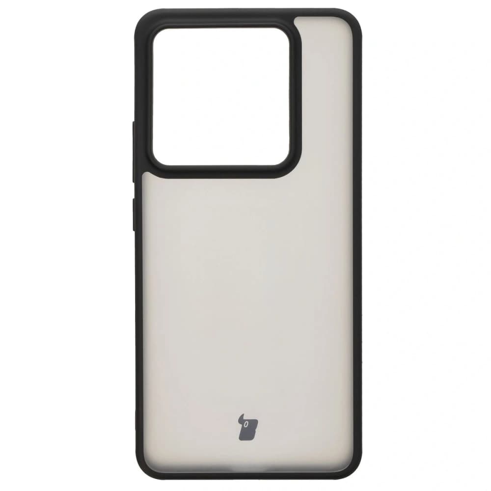 Bizon Case Angelo Xiaomi 14T Pro rauchig mit einem schwarzen Rahmen - 2