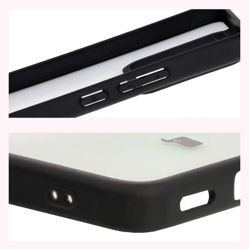 Bizon Case Angelo Xiaomi 14T Pro rauchig mit einem schwarzen Rahmen - 4