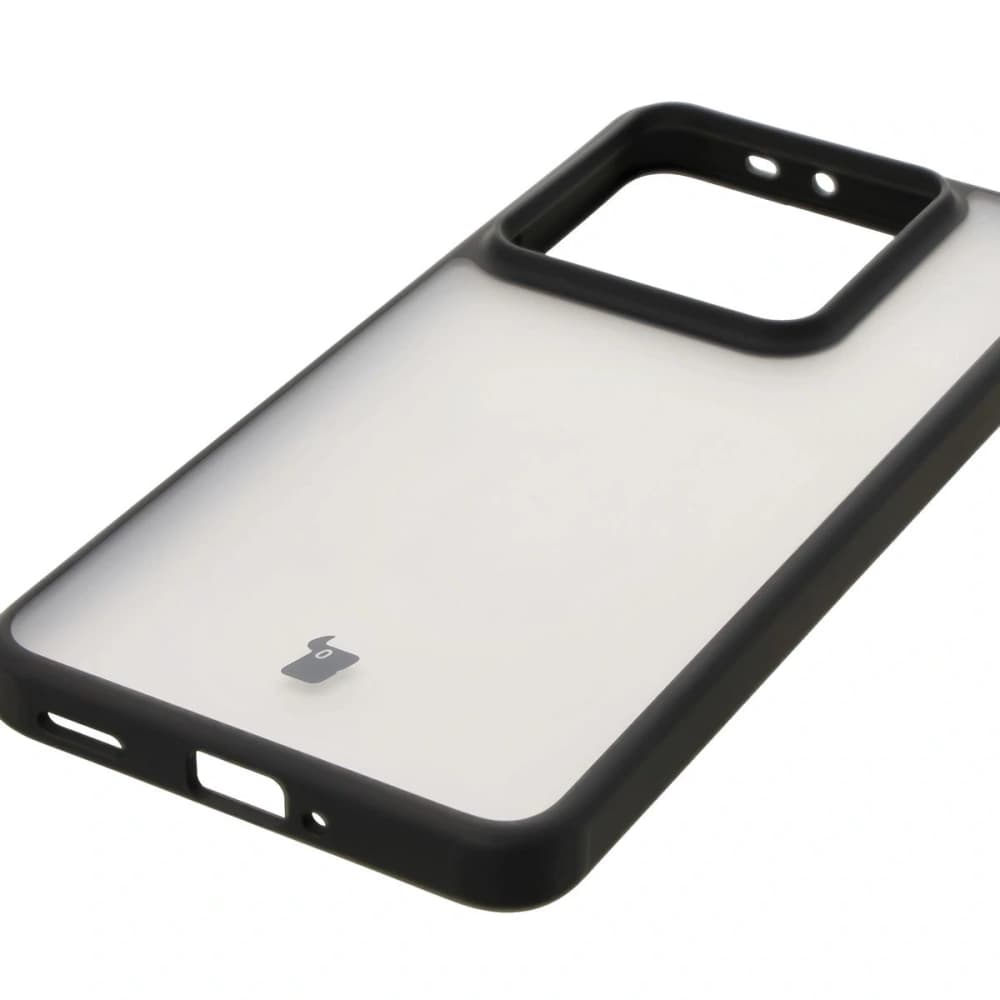 Bizon Case Angelo Xiaomi 14T Pro rauchig mit einem schwarzen Rahmen - 5