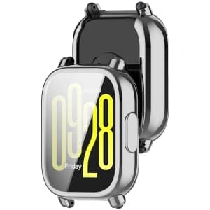 Bizon Case Watch Felipe Xiaomi Redmi Watch 5 Aktiv Silber
